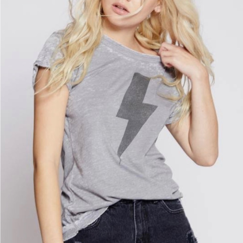 Recycled Karma - AC/DC Black Lightning Bolt T-Shirt